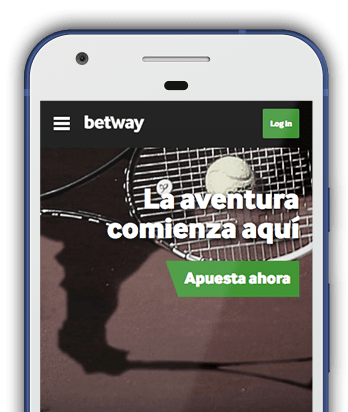 Captura pantalla móvil Betway en Bolivia