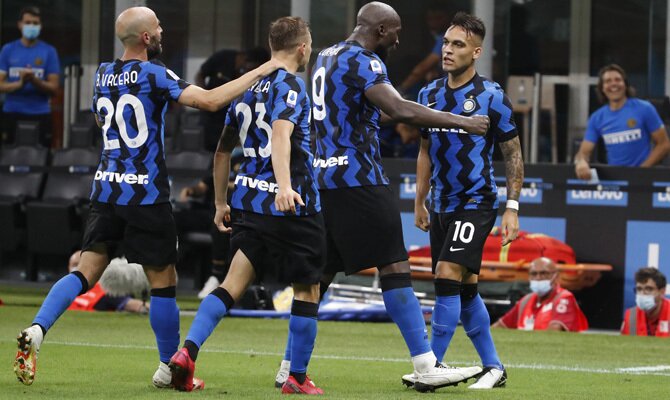 Lukaku, Lautaro, jugadores Atalanta vs Inter