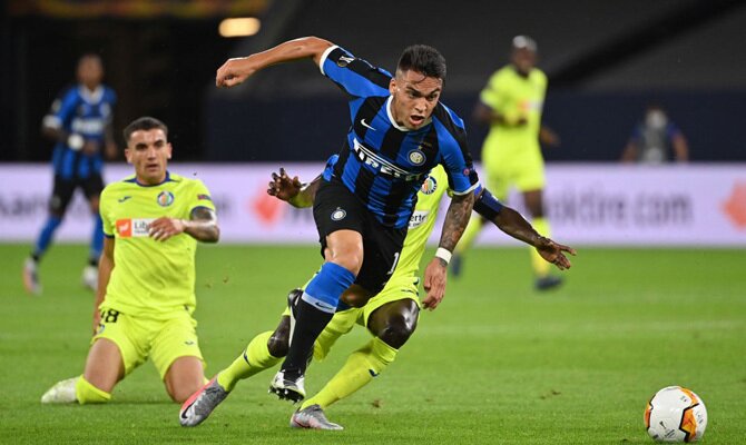 Lautaro Martínez, Inter vs Bayer Leverkusen