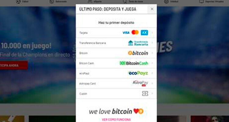 Ingresar dinero VISA